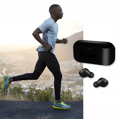 SŁUCHAWKI BEZPRZEWODOWE BLUETOOTH 5.3 3 GEN MODEL 2024 MIKROFON + POWERBANK na Arena.pl