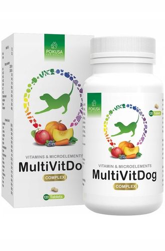 POKUSA MultiVitDog MULTIWITAMINA dla Psa 120 tabl. na Arena.pl