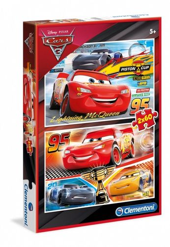 Clementoni 2x60 elementów, Cars 3 na Arena.pl