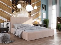 Łóżko podwójne tapicerowane MISTER 140x200 Łóżka Sypialniane Tapicerowane