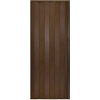 Drzwi harmonijkowe 001P WENGE MAT G - 80 cm