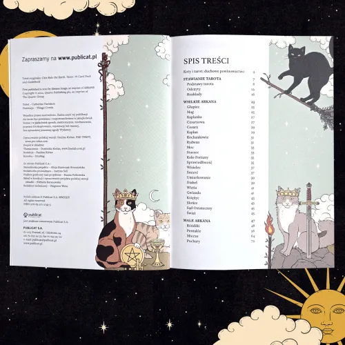 Tarot. Koty rządzą światem. Karty + przewodnik na Arena.pl
