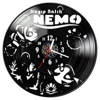 Zegar ścienny z płyty winylowej Nemo 125.14