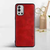 Etui AIORIA Vintage LEATHER do OnePlus 9R czerwony