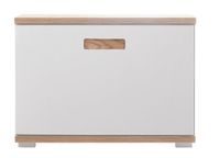 Szafka na buty Leida 2 szer. 65 - SIEDZISKO BIAŁY POŁYSK / DĄB FORNIR