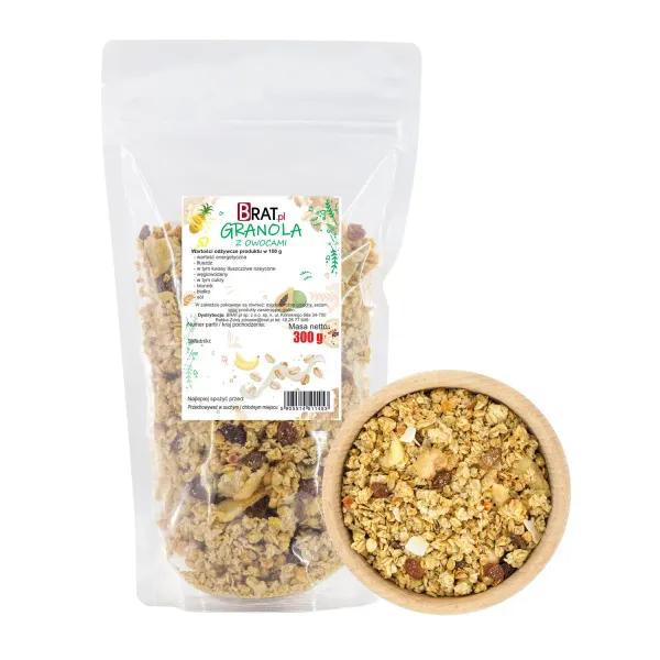 Granola z owocami 300g zdjęcie 1
