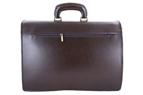 Aktówka męska - skóra naturalna - Czarna na Arena.pl