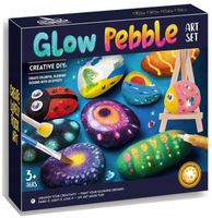 Zestaw do malowania kamieni ZLARO z farbami i pędzlami DIY 3+