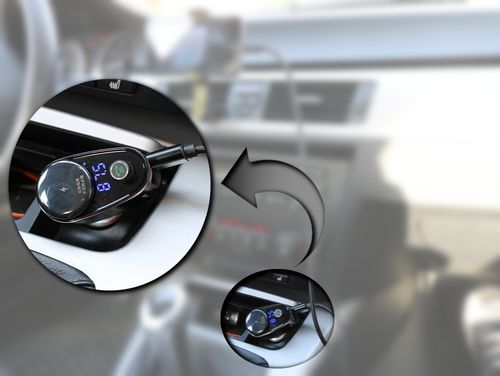 Transmiter FM do samochodu ciężarówki Baseus 2xUSB Bluetooth 4.2 na Arena.pl