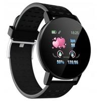 CZARNY SMARTBAND - NOWOCZESNY ZEGAREK Z POWIADOMIENIAMI I SMARTWATCH