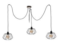 Lampa wisząca 3xE27 SOHO WOOD