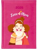 KALENDARZ A5 2026 DZIENNY planer Z NADRUKIEM uv na dzień mamy twój tekst