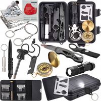 XXL WOJSKOWY SURVIVALOWY ZESTAW PRZEŻYCIA PRZETRWANIA KIT NARZĘDZI 50w1