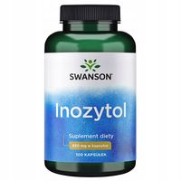 SWANSON INOZYTOL Inositol WITAMINA B-8 650mg 100k STRES nastrój MÓZG PCOS