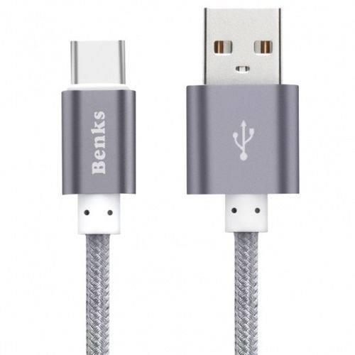 Kabel Benks Type-C 100CM nylonowy oplot na Arena.pl