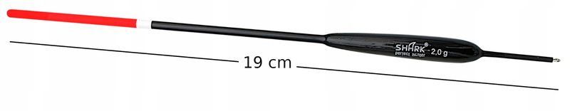 Spławik Przelotowy z BALSY SHARK Perfekt Hunter 2,0 g / 19 cm zdjęcie 2
