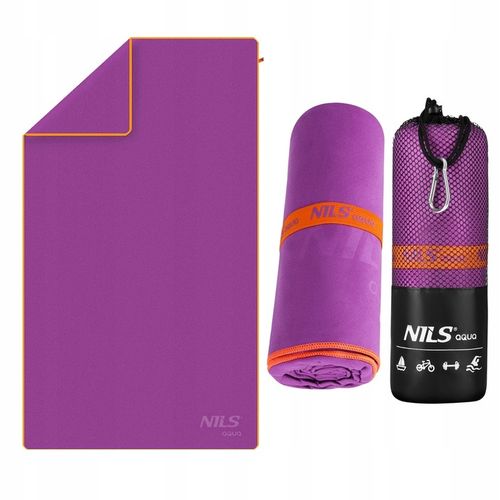 Ręcznik Plażowy Kąpielowy Szybkoschnący Z Mikrofibry 180x100 cm NILS na Arena.pl