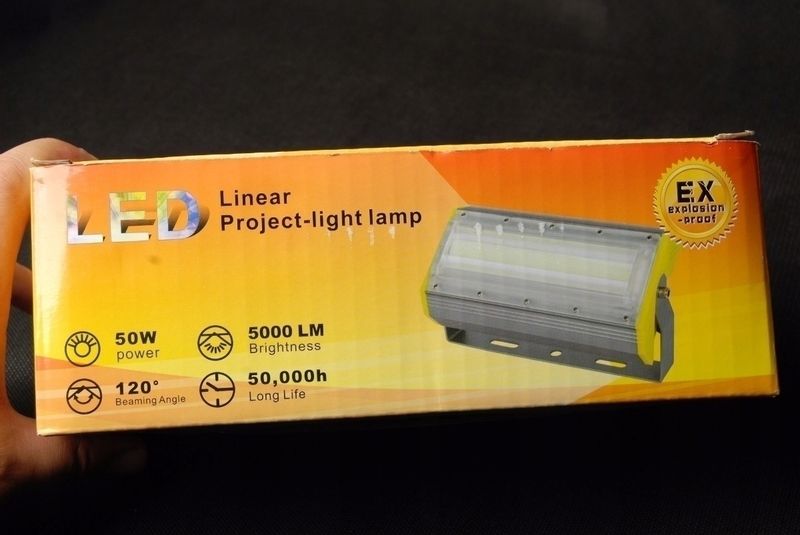 Oświetlacz Halogen Led 50W Liniowy-Zimny - W-Wa zdjęcie 9
