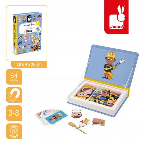 Magnetyczna układanka Zawody Magnetibook, Janod na Arena.pl