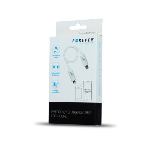 Kabel OTG micro USB - lightning iPhone FOREVER na Arena.pl