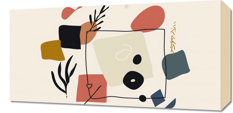 Obraz 60x30cm Abstrakcyjny Dialog zdjęcie 1