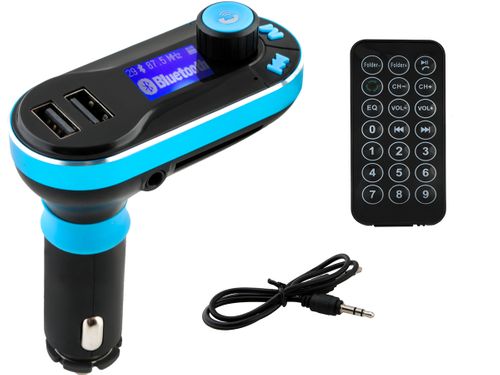 TRANSMITER DO SAMOCHODU FM BLUETOOTH MP3 SD USB + PILOT 2w1 na Arena.pl