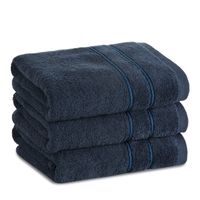 Ręcznik Sibel 08 50X90 cm granatowy bawełna frotte chłonny