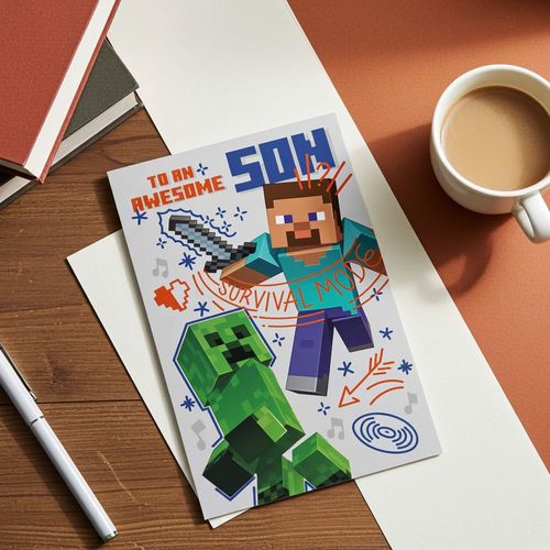 Kartka urodzinowa Minecraft na Arena.pl