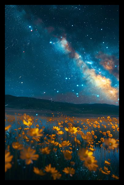 Plakat 53x81cm Nocne Niebiosa zdjęcie 2