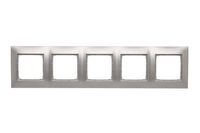 Simon54 Ramka 5-krotna DR5/43 srebrny