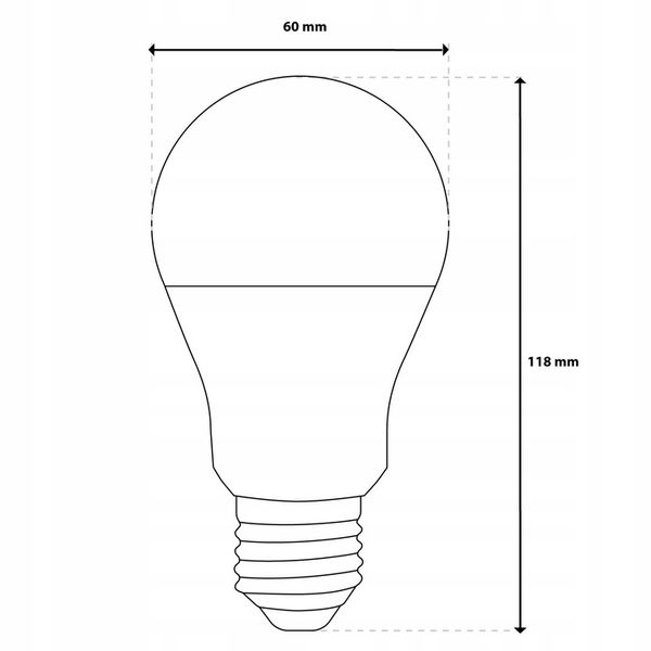 Żarówka LED E27 A60 9W = 60W RGB TUYA Ściemnialna Inteligentna WiFi zdjęcie 4
