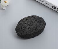 pumeks czarny owalny skała wulkaniczna 9 x 6 x 3 cm  ywg-110