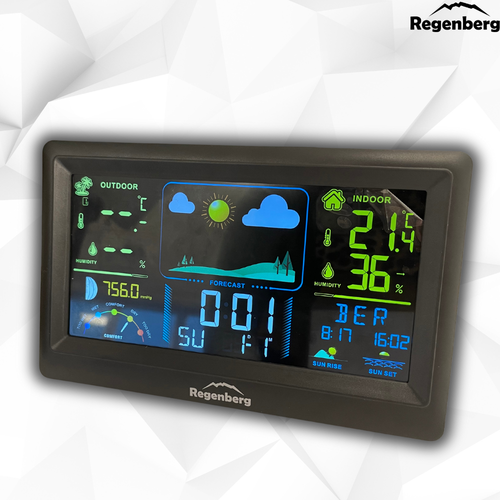 stacja pogodowa termometr meteo budzik bezprzewodowa czujnik stacja pogody na Arena.pl
