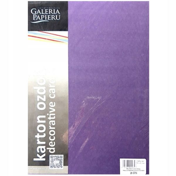 Karton Ozdobny Millenium Fioletowy 220G (20) 4658 zdjęcie 3