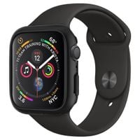 spigen thin fit apple watch 4 / 5 / 6 / se (44 mm) black