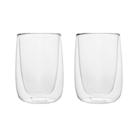 Szklanki termiczne FLORINA Malachit 250ml 6szt. Podwójne Ścianki Dno