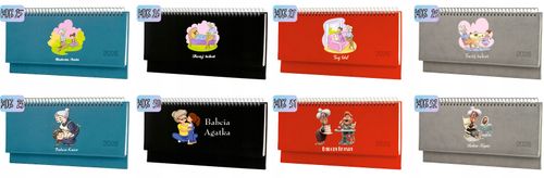 Terminarz dziadek i babcia 2026 tygodniowy kalendarz leżący biurkowy na Arena.pl