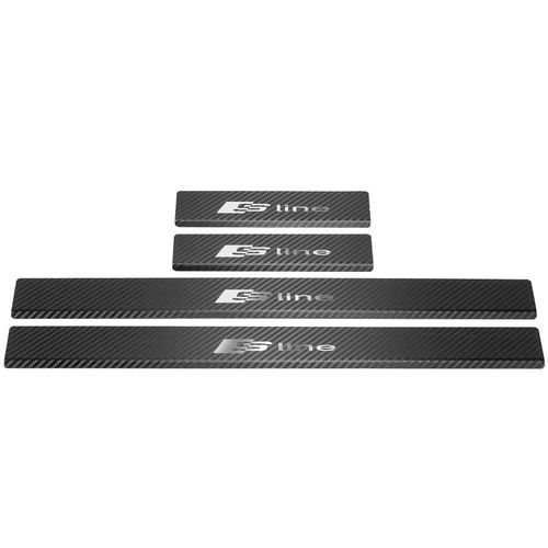 Listwa progowa AUDI A4 B9 SLINE Stal nierdzewna 304 carbon 4szt na Arena.pl