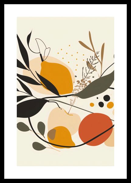 Plakat 53x81cm Botaniczny Wir zdjęcie 3