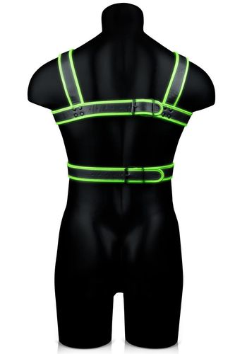 Body Harness - Glow In The Dark - Neon Green/Black - L/Xl na Arena.pl