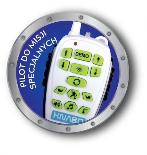 ROBOT KNABO PONAD 80 FUNKCJI ROBOT + PILOT CZARNY na Arena.pl