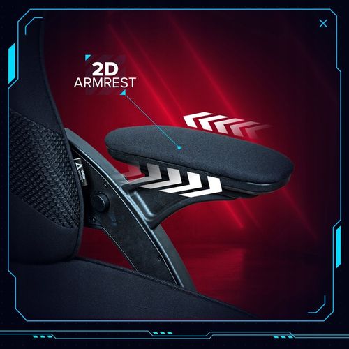 Fotel Gamingowy Biurowy Obrotowy Kubełkowy Krzesło Biurowe Czarny na Arena.pl