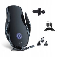 Uchwyt na kratkę nawiewu Wireless Charger czarny