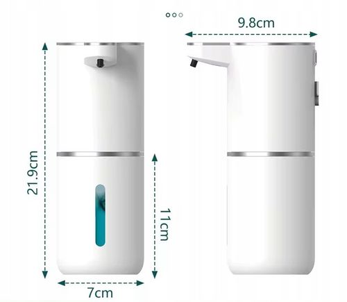 BEZDOTYKOWY AUTOMATYCZNY DOZOWNIK DO MYDŁA W PIANIE DYSPENSER DO PIANY na Arena.pl