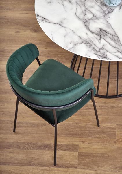 Stół Dabro biały marmur/ czarny zdjęcie 3