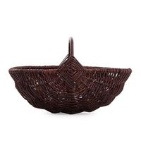 Duży kosz ogrodowy z wikliny kosz zakupowy 46x31 H17/30 cm