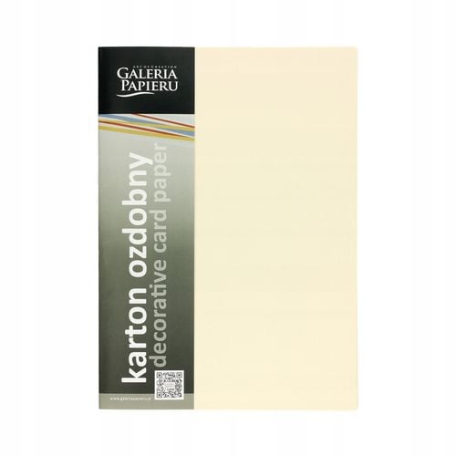karton ozdobny czerpany kremowy 180g 7648 na Arena.pl