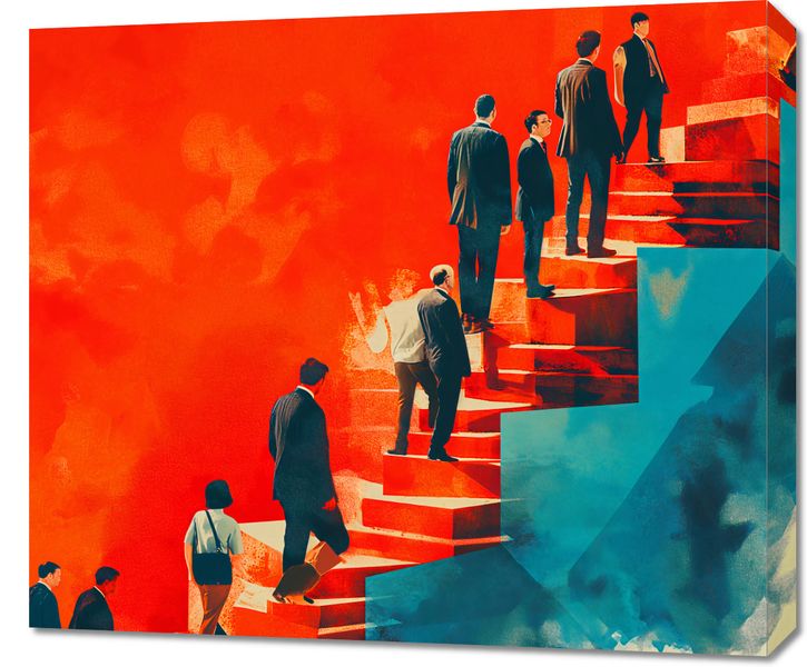 Obraz 70x60cm Metafory Sukcesu zdjęcie 1