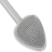 Silikonowa szczotka toaletowa do wc do mycia pojemnik naścienny