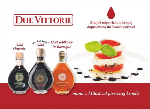 Ocet balsamiczny z Modeny IGP Due Vittorie Gold 250ml N.1 we Włoszech na Arena.pl